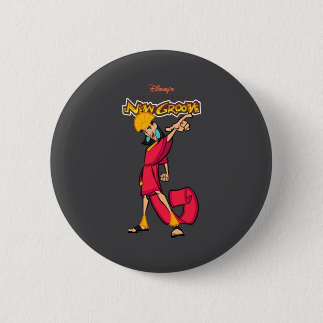 Emperors New Groove Kuzco  6 Cm Round Badge (Front)