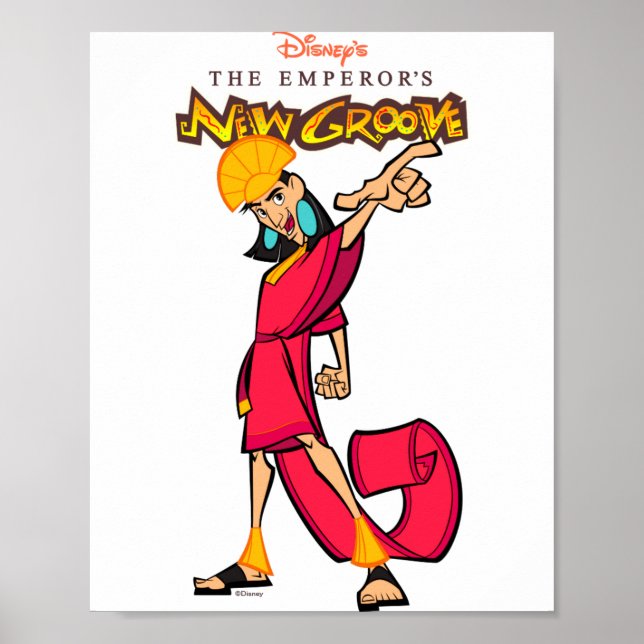Emperors New Groove Kuzco  Poster (Front)