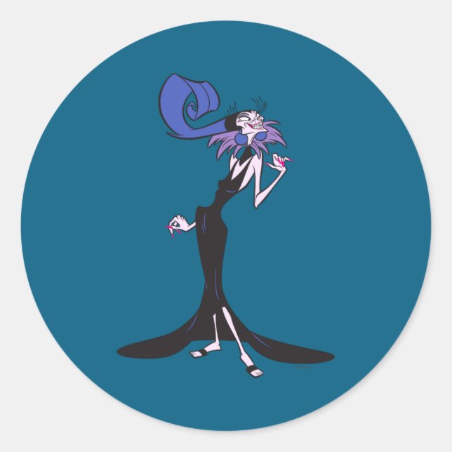 Emperors New Groove Yzma _1  Classic Round Sticker (Front)