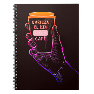 Empezando el día con café, sin café no trabajo notebook