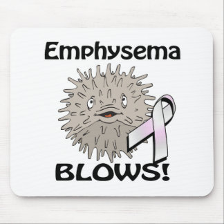 Emphysema Blows Awareness Design Mouse Pad