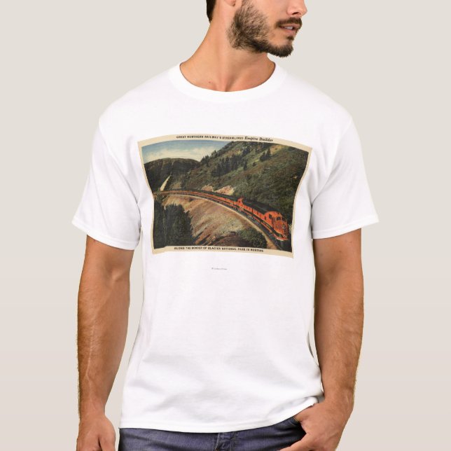 Empire Builder Train T-Shirt (Front)