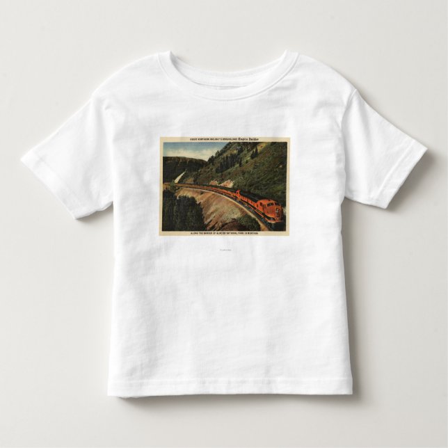 Empire Builder Train Toddler T-Shirt (Front)