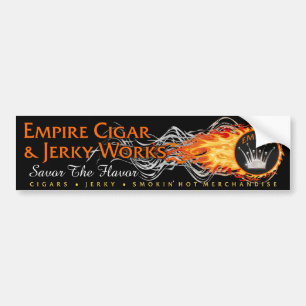 EMPIRE Cigar & Jerky Works Bumpersticker Bumper Sticker