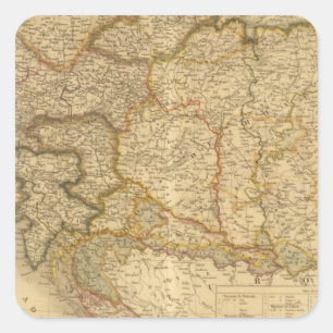 Empire Maps Square Sticker