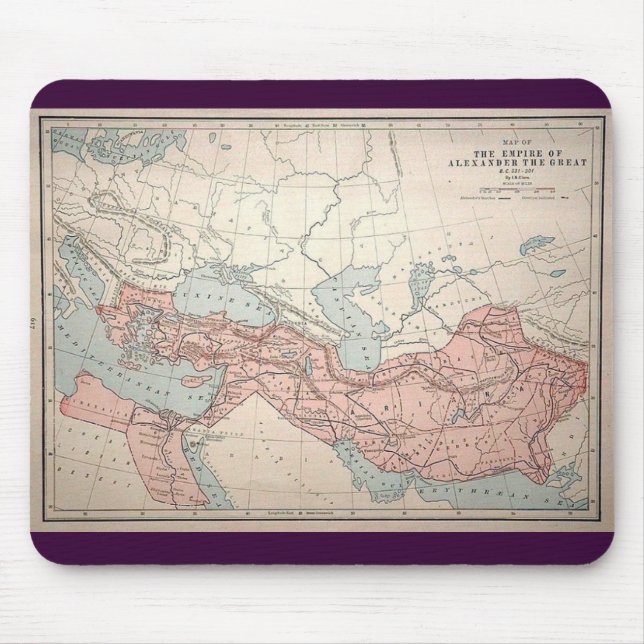 Empire of Alexander the Great Mouse Pad (Front)