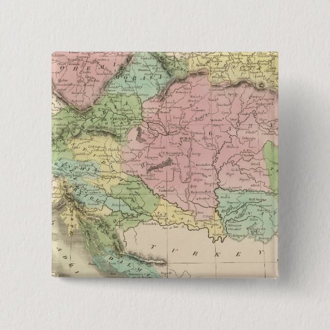 Empire of Austria 15 Cm Square Badge (Front)