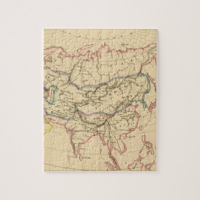 Empire of the Mongols Jigsaw Puzzle (Vertical)