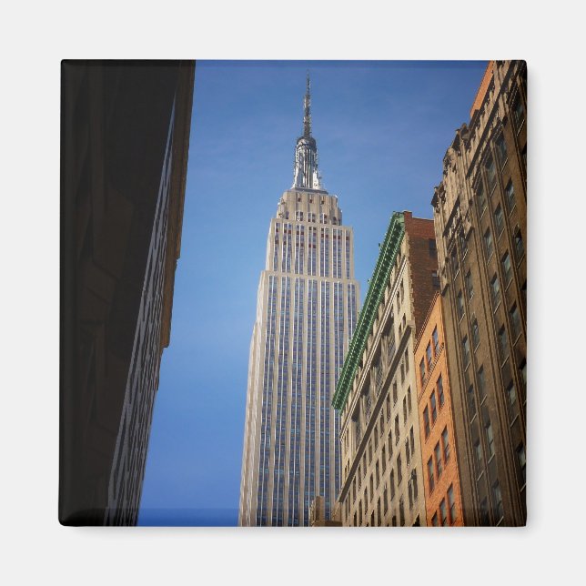 Empire State Building Against The Sky, NYC Magnet (Front)