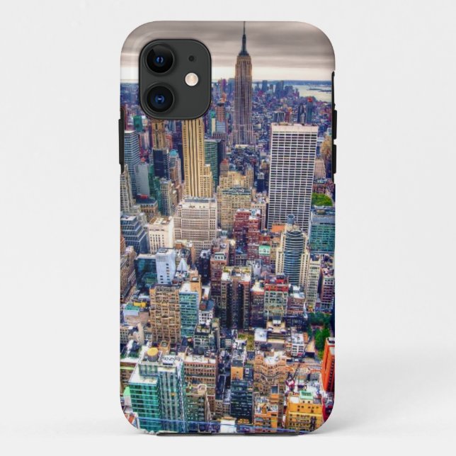 Empire State Building and Midtown Manhattan Case-Mate iPhone Case (Back)