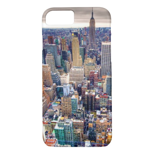 Empire State Building and Midtown Manhattan Case-Mate iPhone Case (Back)