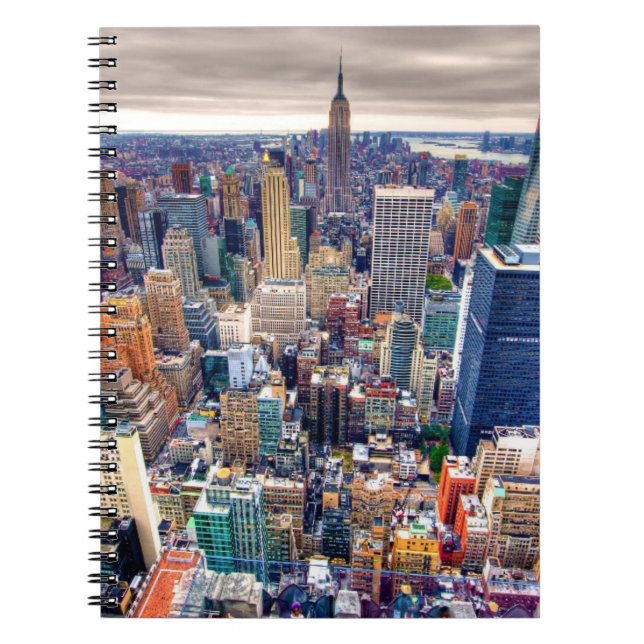 Empire State Building and Midtown Manhattan Notebook (Front)