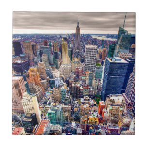 Empire State Building and Midtown Manhattan Tile