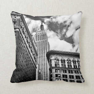 Empire State Building and Skyscrapers Cushion