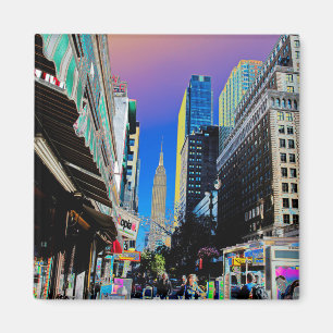Empire State Building from 42nd St New York Magnet