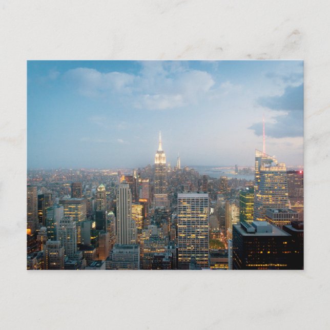 Empire State Building in New York City Postcard (Front)