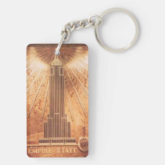 Empire State Building Key Chain (Back)