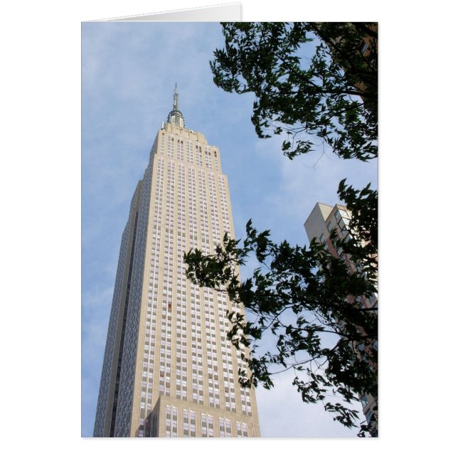 Empire State Building -New York City -Blank Inside (Front)