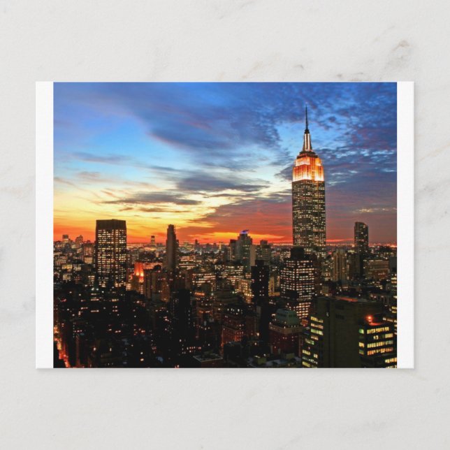 Empire State Building New York Postcard (Front)