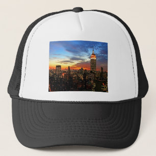 Empire State Building New York Trucker Hat