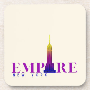 Empire State Building-New York-Vibrant Coaster