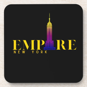 Empire State Building-New York-Vibrant Gold Coaster