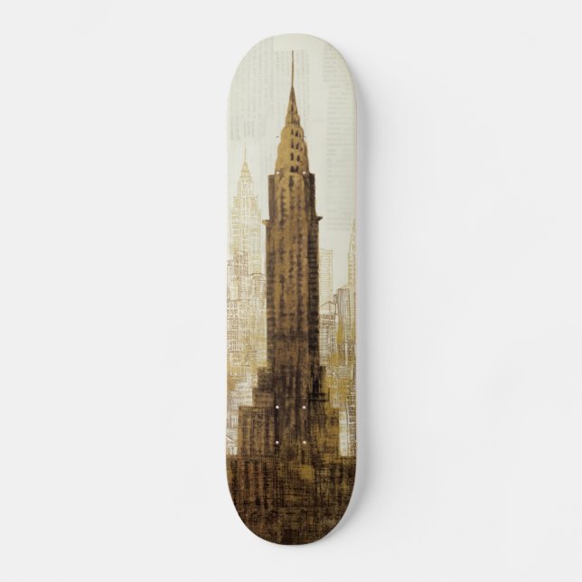 Empire State Building NYC Skateboard (Front)