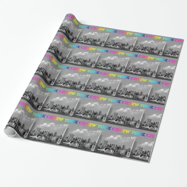 Empire State Building NYC USA - Pro Photo Wrapping Paper (Unrolled)