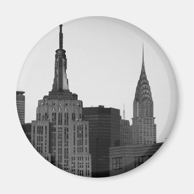 Empire State Building Photo Magnet (Front)