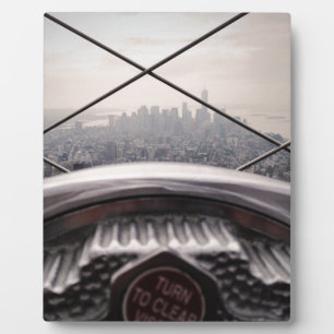 empire state building plaque