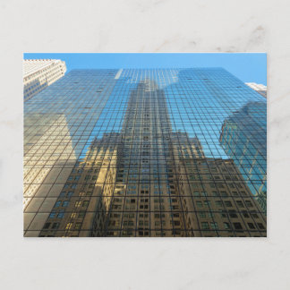 Empire State Building Reflection, New York City. Postcard