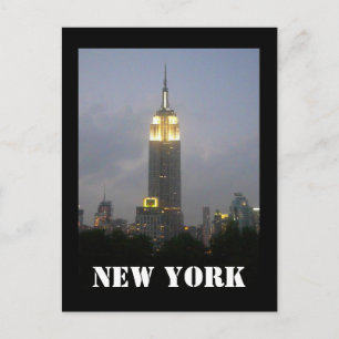 empire state new york postcard