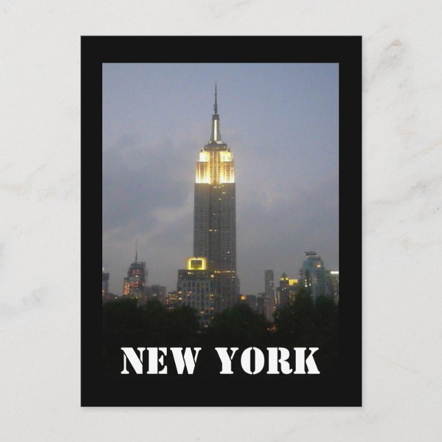 empire state new york postcard (Front)