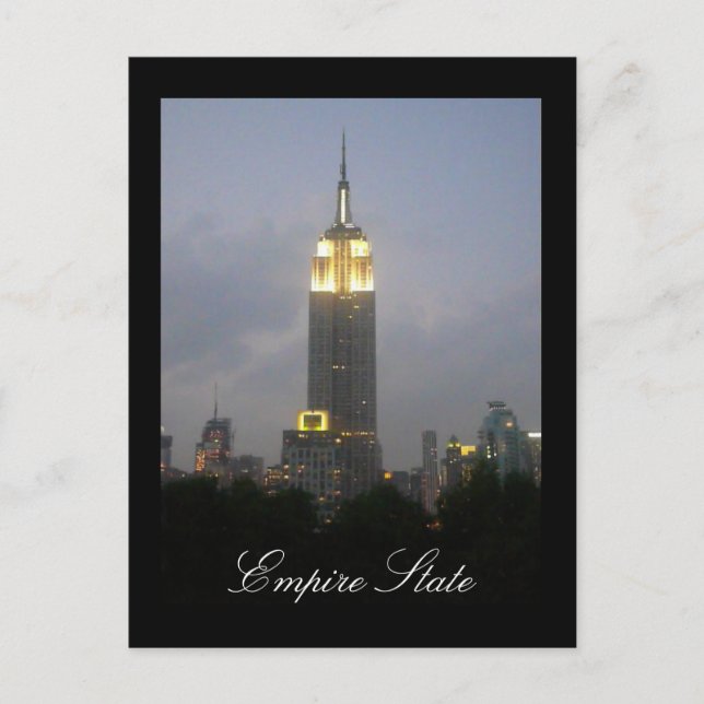 empire state nyc postcard (Front)
