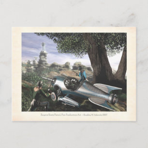 Empire State Patrol Concept Art Postcard