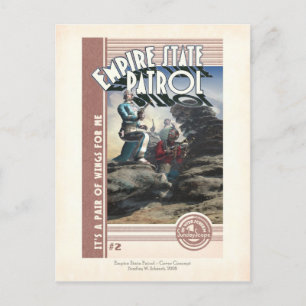 Empire State Patrol Cover Postcard