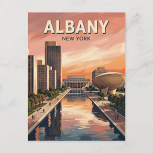 Empire State Plaza Albany New York Capital Region Postcard