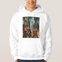 Empire State Skyline Hoodie: NYC Skyscrapers
