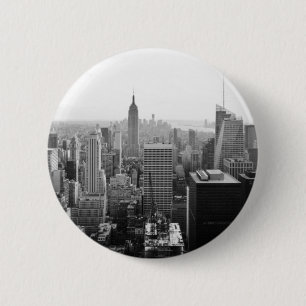 Empire States Building Manhattan 6 Cm Round Badge
