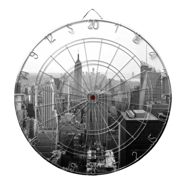 Empire States Building Manhattan Dartboard (Front)