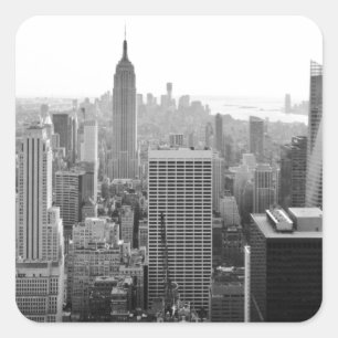 Empire States Building Manhattan Square Sticker
