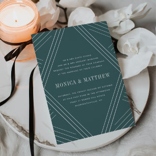 Empire Wedding Invitation Jasper