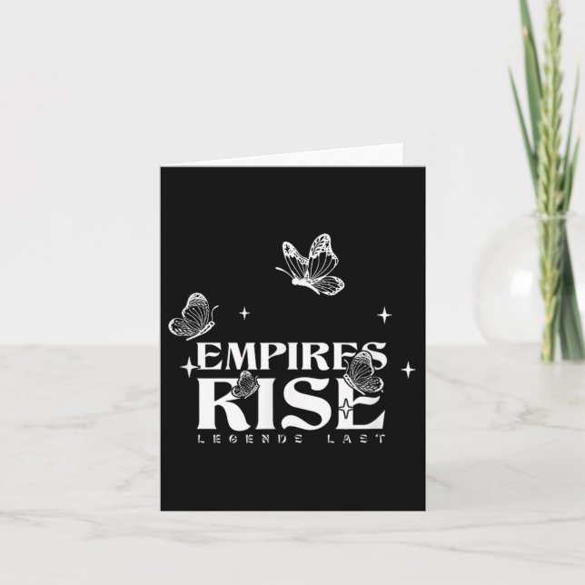 Empires Rise Legend Last Inspirational Butterfly Q Card (Front)
