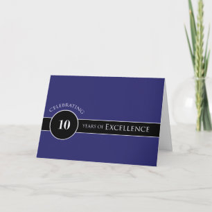 Employee 10th Anniversary Circle of Excellence Card