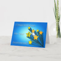 Employee Anniversary Customisable Shooting Stars