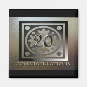 Employee Anniversary Gifts Customisable Elegant Magnet