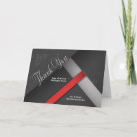 Employee Anniversary Grayscale with Red