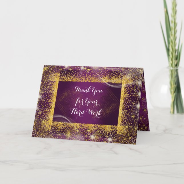 Employee Anniversary Personalised Greetings Card (Front)