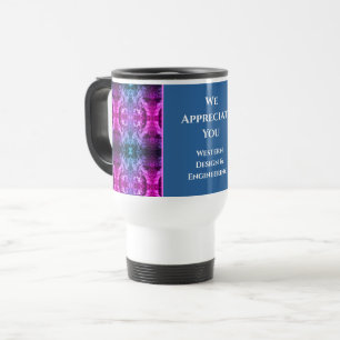Employee Appreciation Bright Kaleidoscope Business Travel Mug