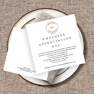 Employee Appreciation Day Business Logo Invitation